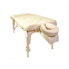 Classic Femina Set Liege 184x76 cm Höhe 61-86,5 cm crema Massageliege mit Zubehör von Clap Tzu