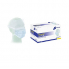 OP-Maske Suavel Antifluid mit Visier blau 50 Stück Schutzmaske für hochinfektiöse Situationen
