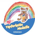 Stickerbogen mit 12 Tapferkeits-Medaillen