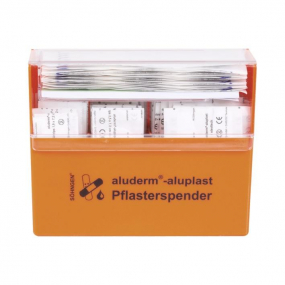 aluderm-aluplast Pflasterspender gefüllt Wundpflaster-Box