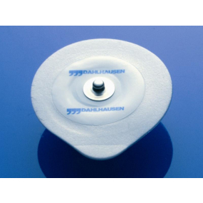 Einmal-Elektrode Typ 405 Kurzzeitüberwachung Ø 45 mm oval latexfreie Klebelektrode mit zentralem Druckknopf, Schaumstoff, Wet-Gel