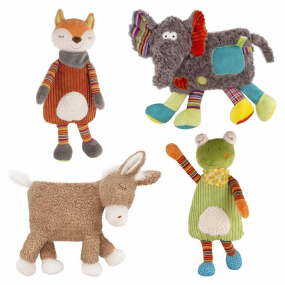 Wärmflasche mit Schnuffeltier-Bezug Wärmflasche mit Schmusetierbezug