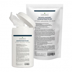 Desinfektionstücher 120 Stück Wipes von cosiMed zur Flächendesinfektion