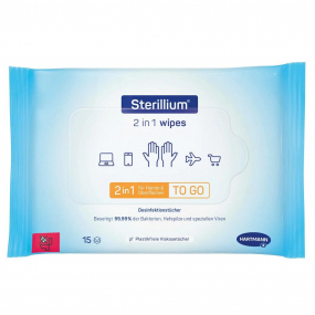 Sterillium 2 in 1 wipes 15 Tücher