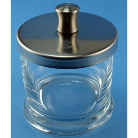 Glaszylinder mit Edelstahldeckel 12 x 8 cm Laborzylinder von Karl Hecht