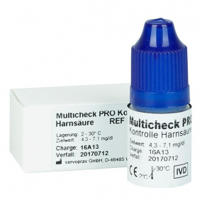 Lifetouch Multichek PRO Kontrolllösung Zuverlässige Messung von Blutzucker, Harnsäure und Cholesterin