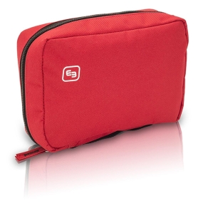CURE&GO Erste-Hilfe-Tasche rot leer handliche Notfalltasche von Elite-Bags im DIN A5 Format