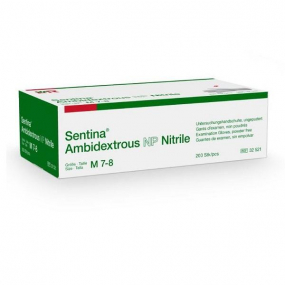 Sentina Ambidextrous Nitrile latexfreie Handschuhe unsteril Untersuchungshandschuhe von Lohmann & Rauscher