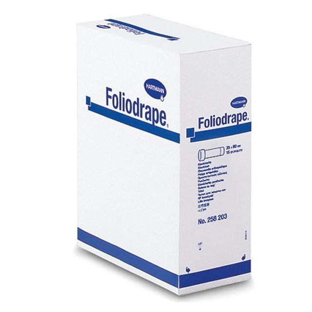 Foliodrape® Stockinetten Sterilabdeckung 25 x 80 cm