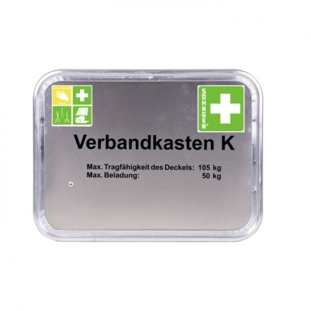 Verbandkasten K Feuerwehr FW-Verbandsbox K Alu