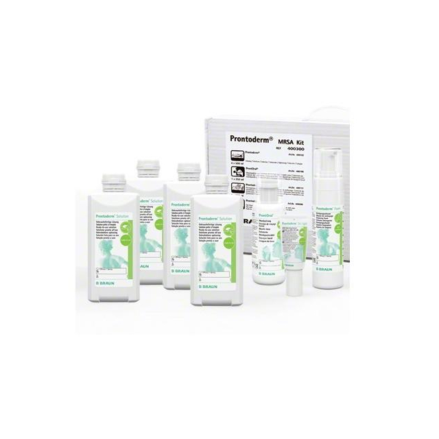 Prontoderm MRSA Kit 7-teilig Set zur MRSA-Hautdesinfektion