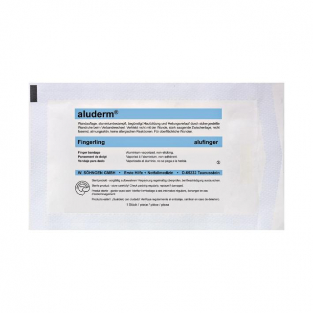 aluderm alufinger Spezialverband Stülpverband Finger