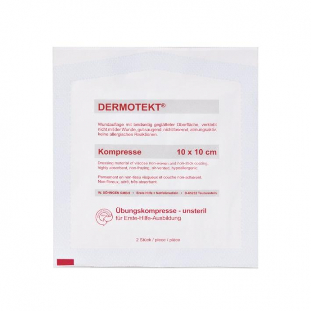 Dermotekt Übungskompresse Übungskompresse unsteril