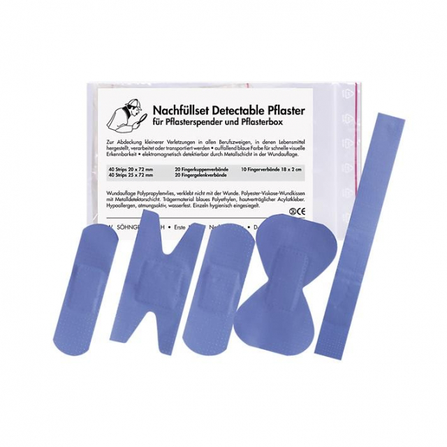 Pflaster detectable Nachfüllset Pflaster detectable
