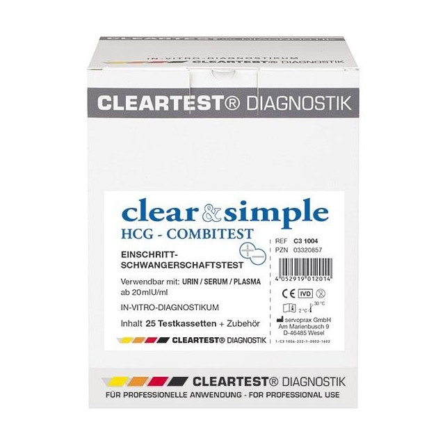 Clear & Simple HCG Combi  Schwangerschaftstest
