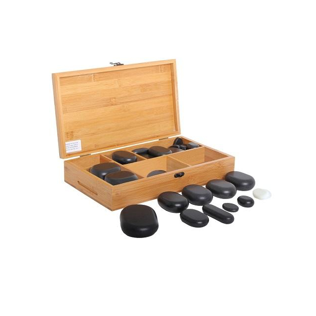 Hot Stones Basaltsteine Set 45-teilig