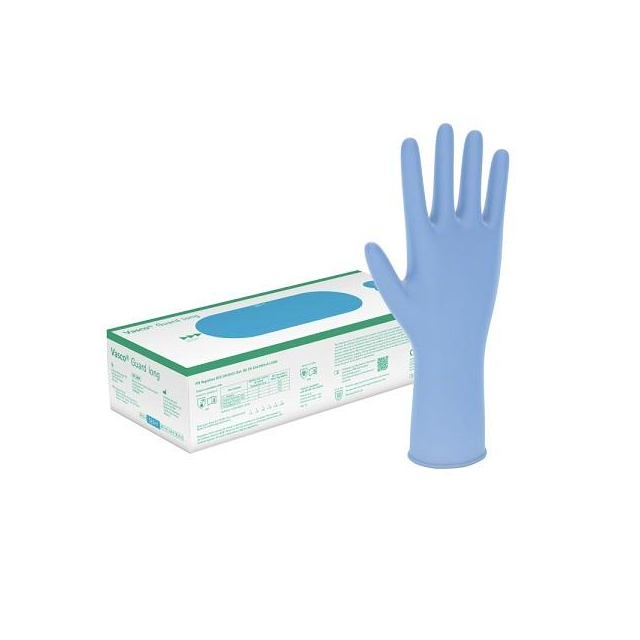 Vasco Guard long wasserblau puderfrei Unsterile Untersuchungs-Handschuhe