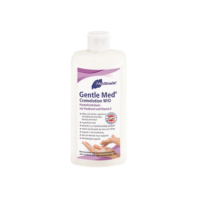 Gentle Med Cremelotion Barrierecreme und Hautschutzbalsam für trockene und beanspruchte Haut