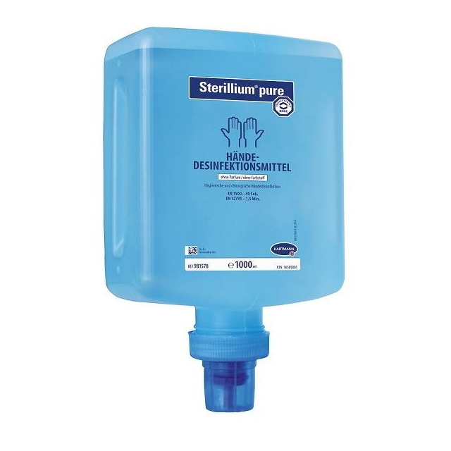 Sterillium® pure Überkopfflasche CleanSafe Desinfektionsmittelflasche