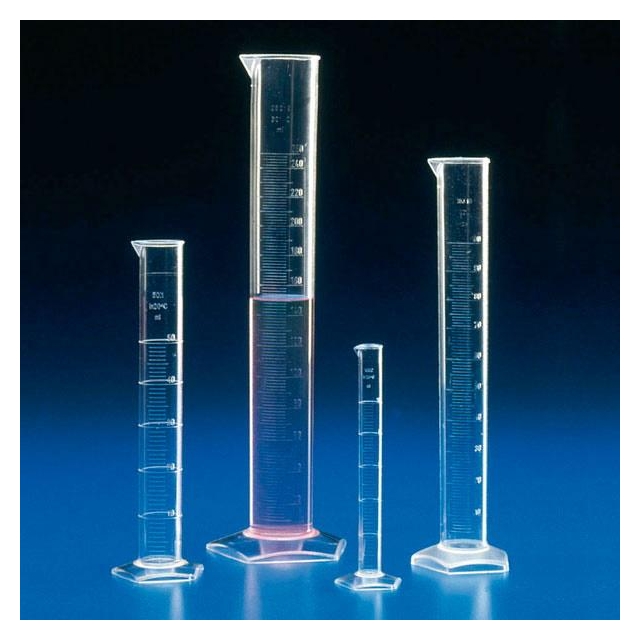 Messzylinder TPX graduiert hohe Form kristallklar Laborzylinder