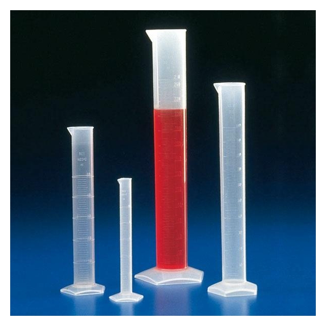 Messzylinder PP graduiert hohe Form milchig