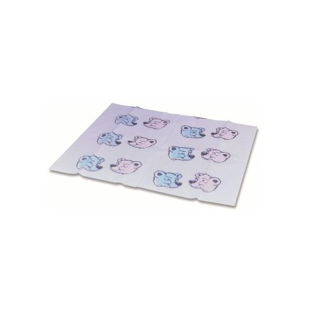 HAPPY KIDS Patienten-Servietten mit Bärenmotiv 35 x 35 cm Schutztücher mit Kindermotiv