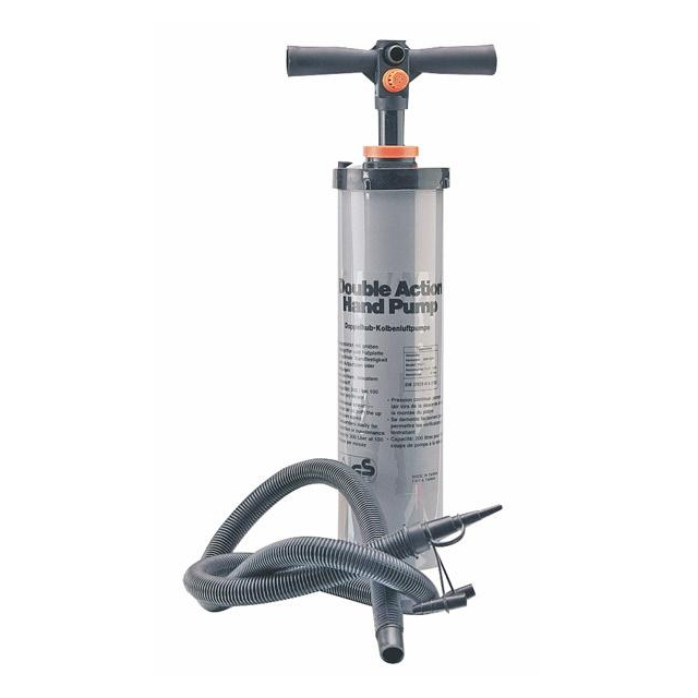 Doppelhubpumpe Kunststoff mit Adapter und Schlauch Vakuum-Handpumpe