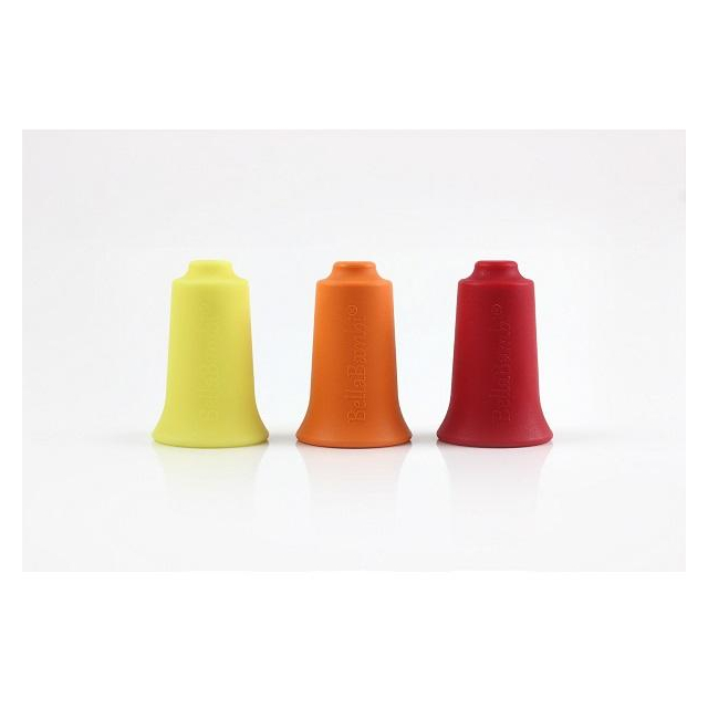 trio gelb/weich, orange/mittel, rot/hart