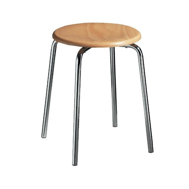 Gymnastikhocker mit Holzsitz Ø 35 cm Hocker