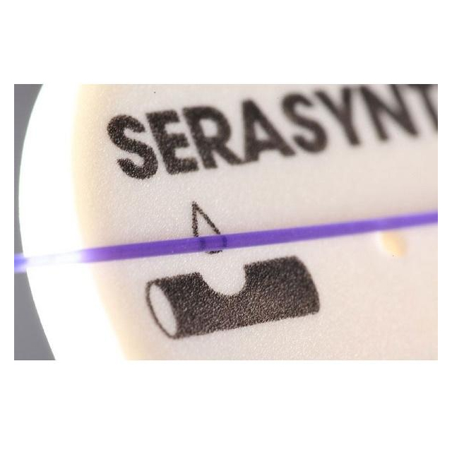 SERASYNTH DR-15 Nahtmaterial 5/0 1 70 cm violett 24 Stück Faden für die Wundversorgung von Serag-Wiessner