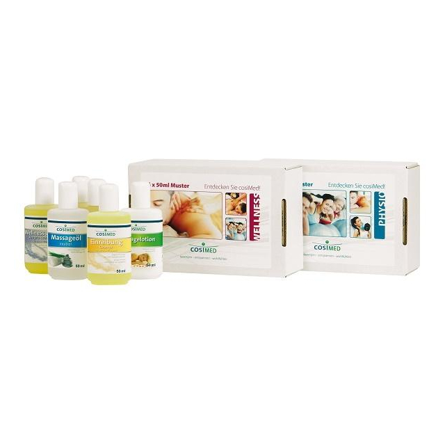 Probiersets mit Massageprodukten
