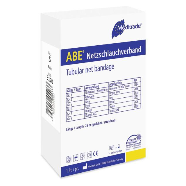 ABE® Netzschlauchverband Gr. 5 / Bein Fixiernetzschlauch