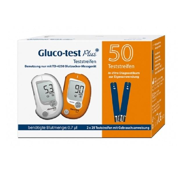 Gluco-Test Plus Blutzuckerteststreifen