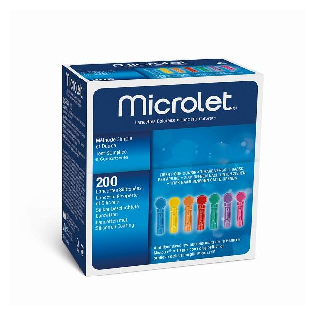 MICROLET Lanzetten farbig
