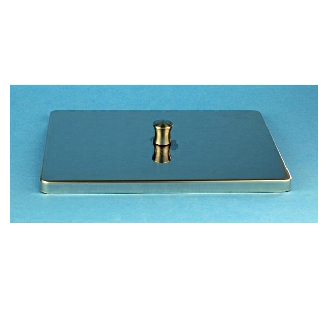 Edelstahldeckel für Instrumentenschalen Deckel mit Griff von Assistent in verschiedenen Größen