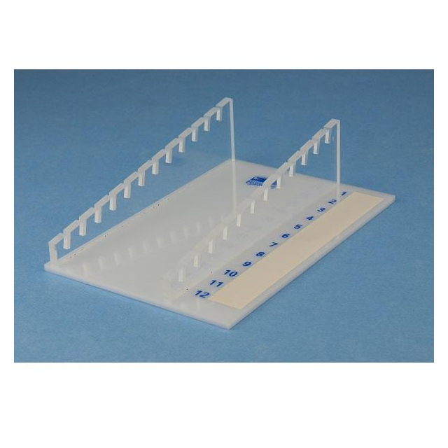 Ablagegestell Plexiglass für 12 Objektträger Ständer für das Ablegen von Objektträgern von Karl Hecht