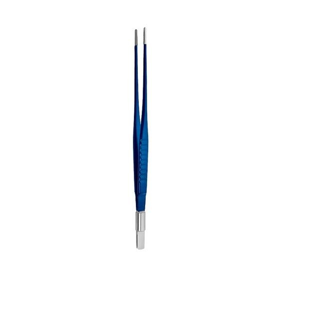 Bipolare Pinzetten Classic geriffelt Instrumente von Erbe zum Fassen 19 cm stumpf