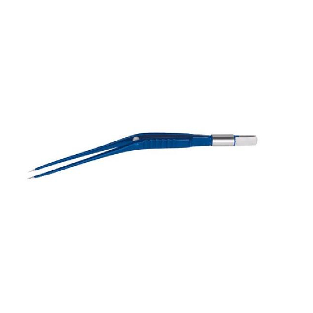Bipolare Pinzette Classic 16,5 cm gebogen sehr fein Instrument zum Fassen von Erbe
