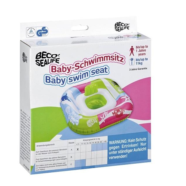 Beco-Sealife Baby Swimming Seat Schwimmsitz bis 11 kg
