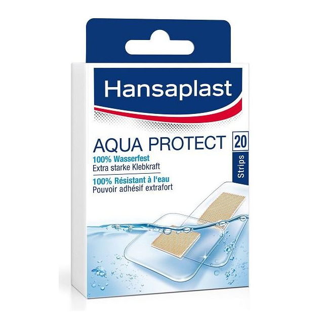 Hansaplast Aqua Protect 20 Strips Wasserfeste Pflaster