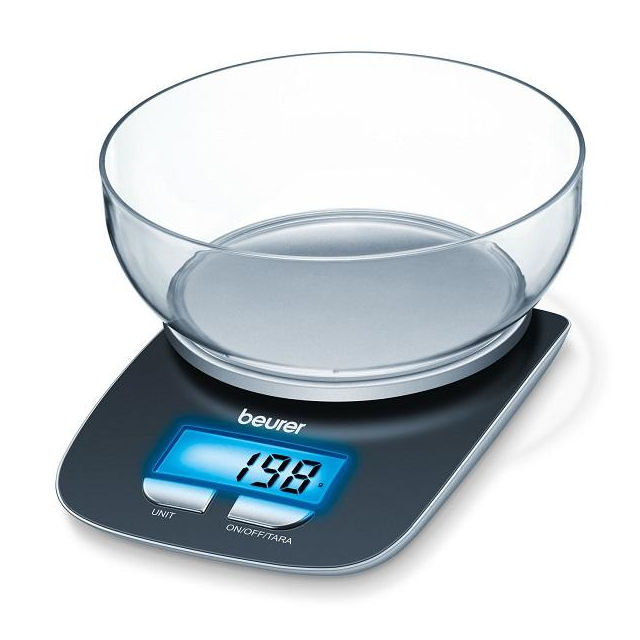 Küchenwaage KS 25 bis 3 kg Schüssel 1,2 l