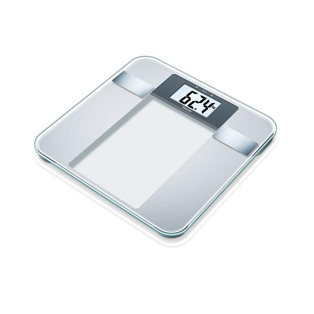 Glas-Diagnosewaage BG mit XL-Display bis 150 kg