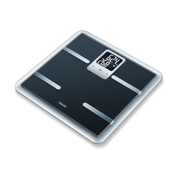 Glas-Diagnosewaage BG 40 schwarz bis 150 kg
