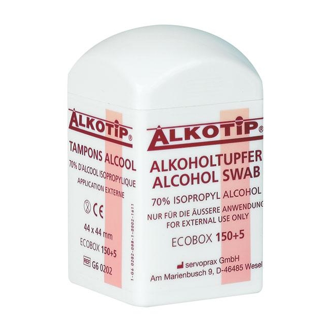 Diaprax Alkoholtupfer im Spender 155 Stück