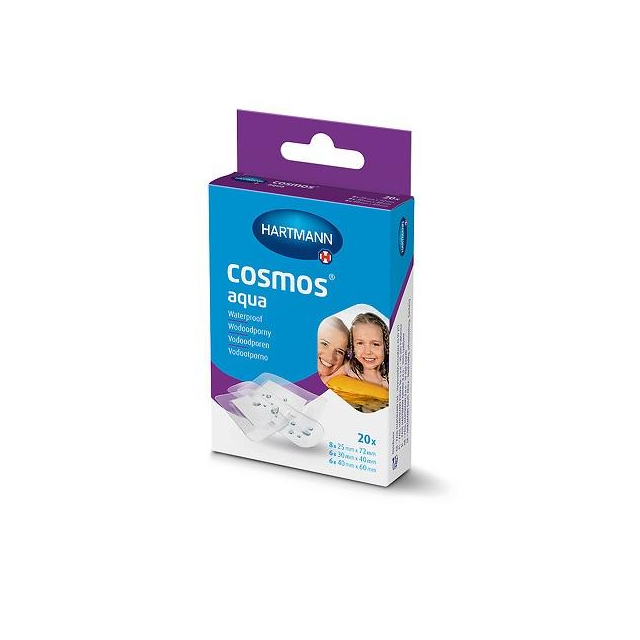 Cosmos® aqua 3 Größen 20 Stück Pflasterstrips