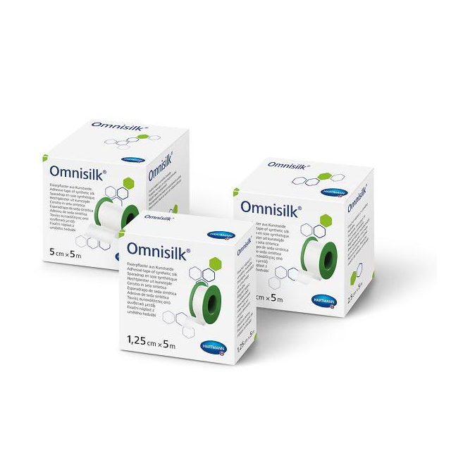 Omnisilk Pflaster auf Rolle Fixierpflaster