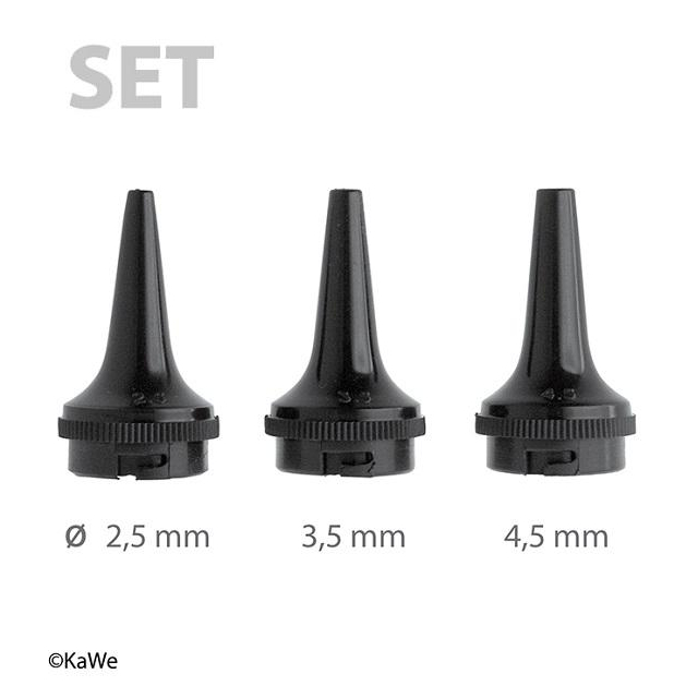 Mehrweg-Ohrtrichter Ø 2,5/3,5/4,5 mm