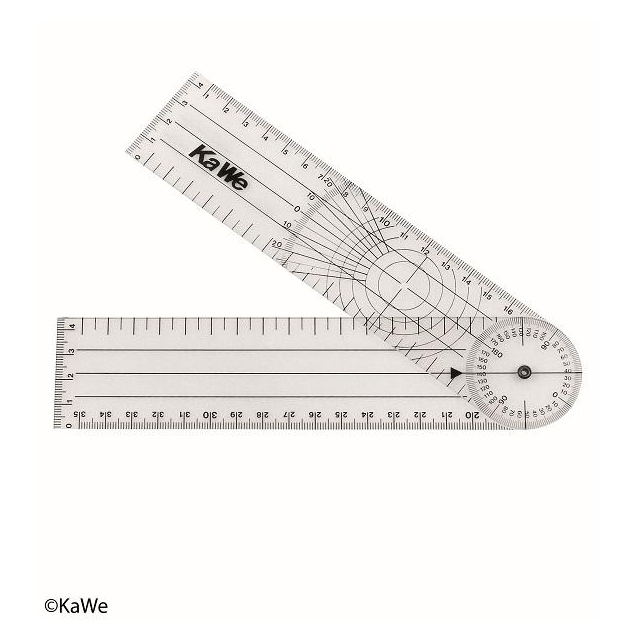 Winkelmesser Goniometer aus Kunststoff