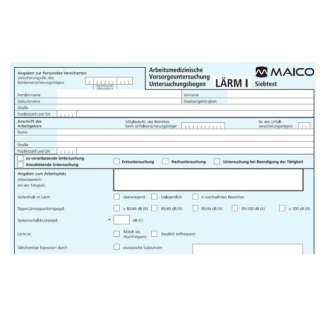 Untersuchungsblock Lärm