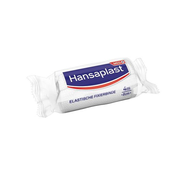 Hansaplast Elastische Fixierbinde 4 m x 8 cm Fixierverband